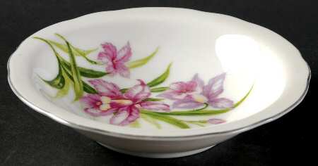 Orchid Rim Fruit/Dessert (Sauce) Bowl