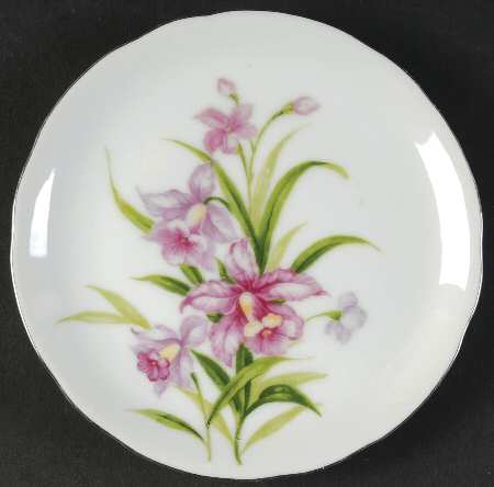 Orchid Bread & Butter Plate