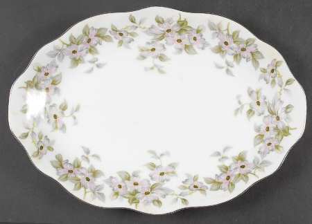 Trellis 14" Oval Serving Platter