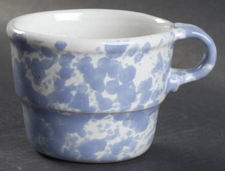 Agate Morning Glory Blue Stackable Mug