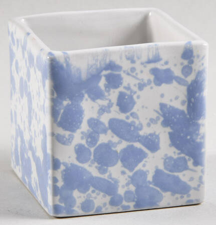 Agate Morning Glory Blue Small Planter