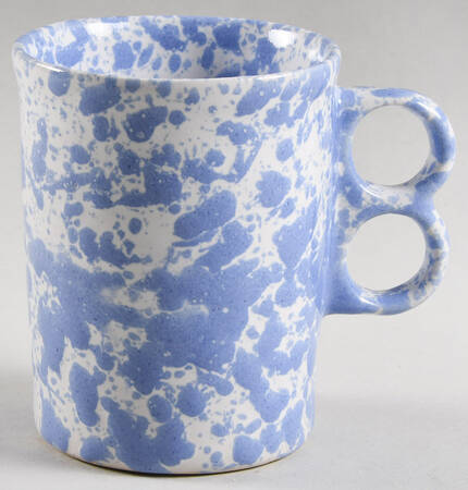 Agate Morning Glory Blue Trigger Mug