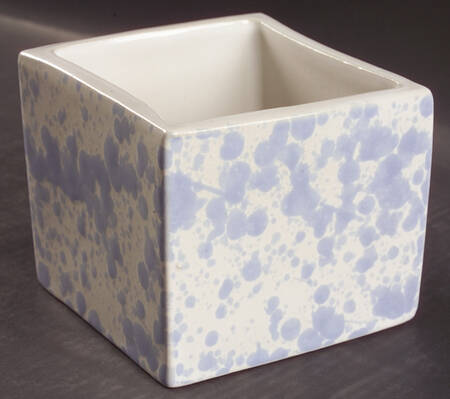 Agate Morning Glory Blue 4" Planter