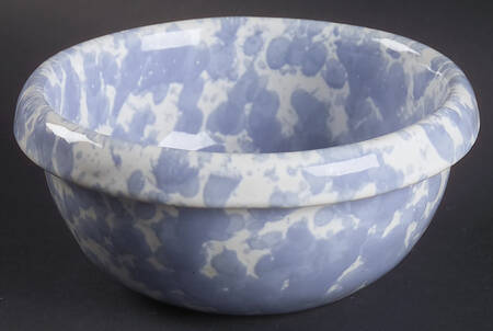Agate Morning Glory Blue Individual Open Soup