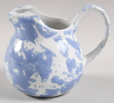 Agate Morning Glory Blue Creamer