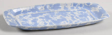 Agate Morning Glory Blue 1/4 Lb Butter No Lid
