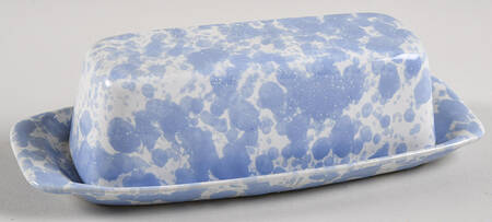 Agate Morning Glory Blue 1/4 Lb Covered Butter