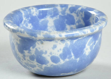 Agate Morning Glory Blue Ramekin No Saucer