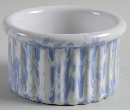 Agate Morning Glory Blue Ramekin