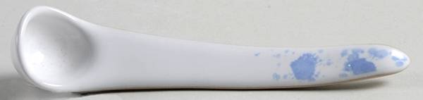 Agate Morning Glory Blue Jam/Preserve Spoon