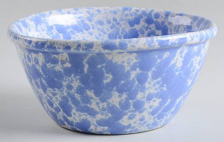 Agate Morning Glory Blue 7" Mixing Bowl