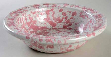 Agate Pink 10" Large Salad Serving Bowl