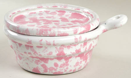 Agate Pink Covered Onion Soup