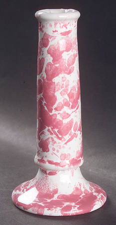Agate Pink 6" Candlestick