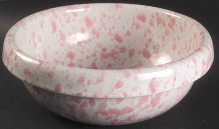 Agate Pink 10" Round Vegetable Bowl