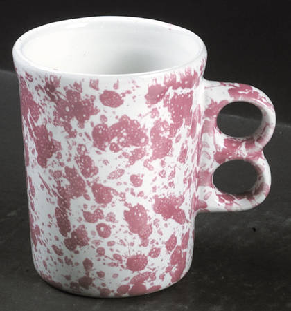 Agate Pink Double Finger Mug