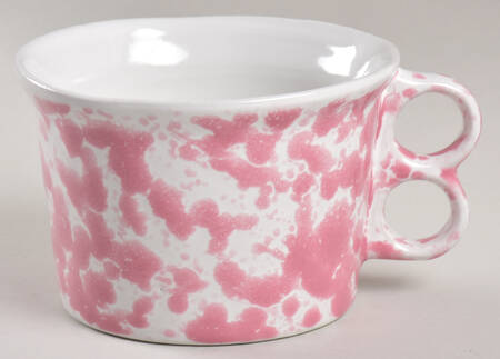 Agate Pink Double Finger Mug