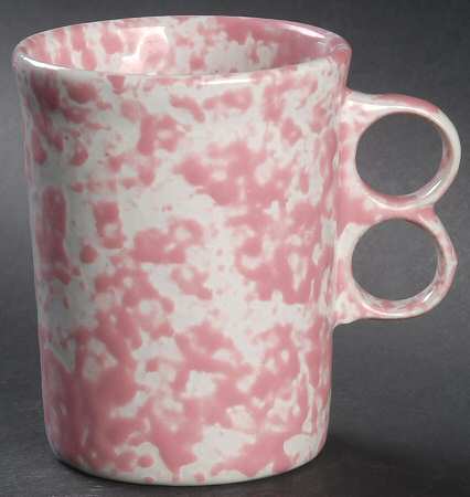 Agate Pink Double Finger Mug