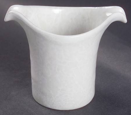 Agate White On White Creamer