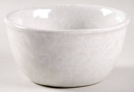 Agate White On White 5" All Purpose Bowl