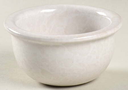 Agate White On White Small Open Crock