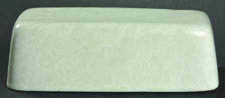 Agate White On White Lid for 1/4 Lb Butter