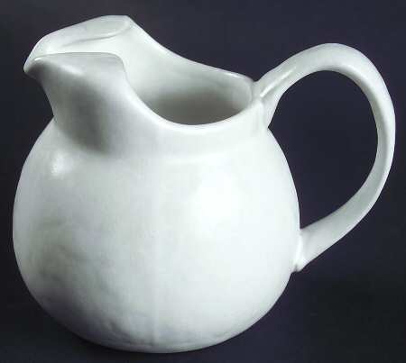 Agate White On White Creamer