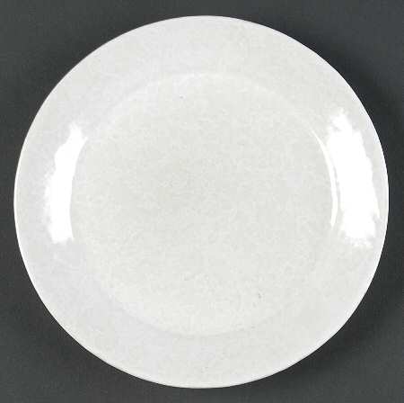 Agate White On White Bread & Butter Plate