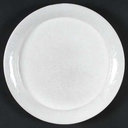 Agate White On White Dinner Plate