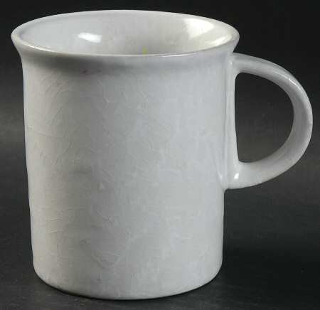 Agate White On White Mug