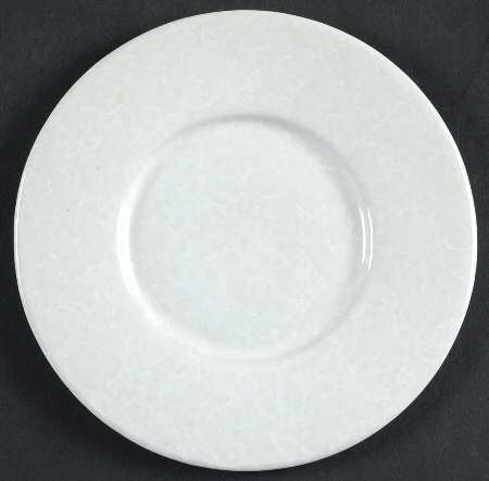 Agate White On White Saucer for Flat Cup