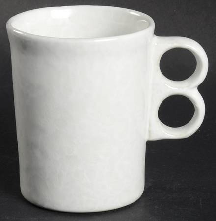 Agate White On White Trigger Mug