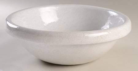 Agate White On White 13" Mixing Bowl