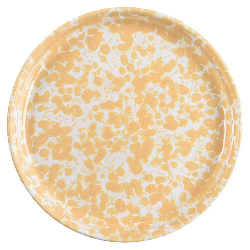 Agate Yellow (Morning Glory) Dinner Plate