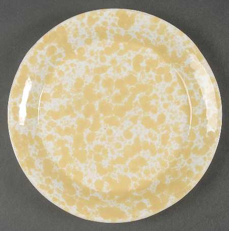 Agate Yellow (Morning Glory) Luncheon/Salad Plate