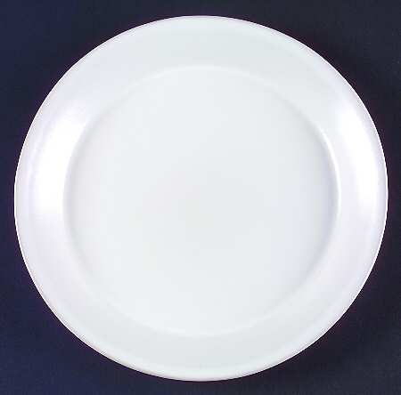 White Dinner Plate by Bennington Potters