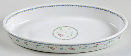Artois Bleu 12'' Oval Baker