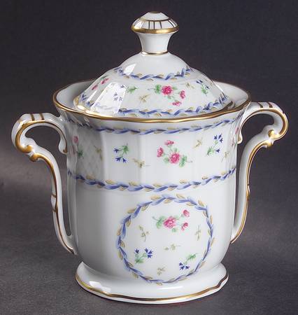 Artois Bleu Sugar Bowl & Lid