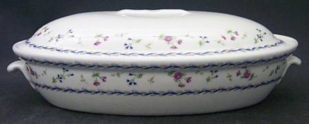 Artois Bleu 1 Pint Oval Covered Casserole