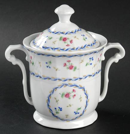 Artois Bleu Sugar Bowl & Lid