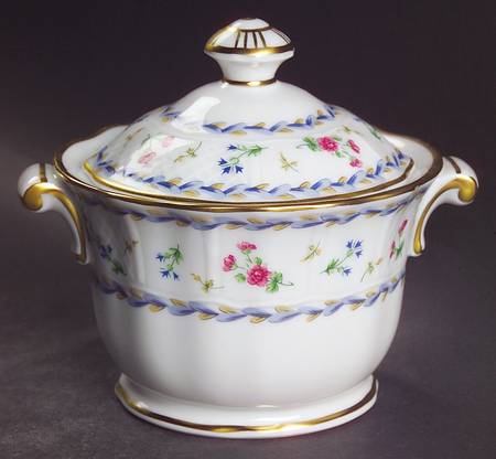Artois Bleu Sugar Bowl & Lid