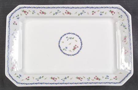Artois Bleu 13" Rectangular Serving Platter