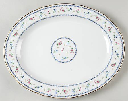 Artois Bleu 15" Oval Serving Platter