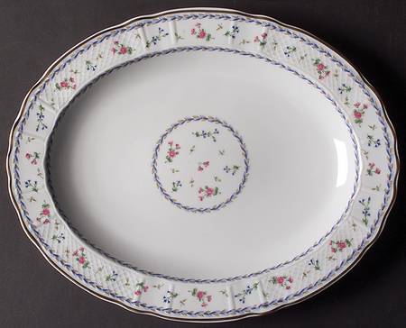 Artois Bleu 13" Oval Serving Platter