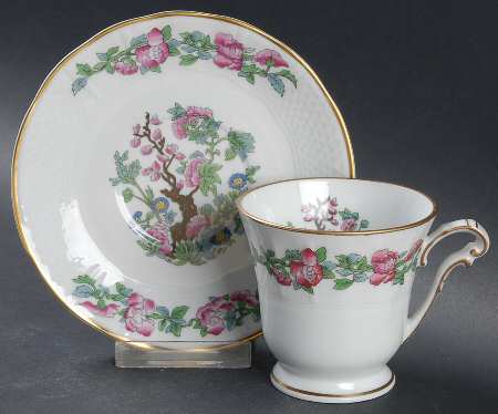 Arbre Des Indes Footed Cup & Saucer Set by Bernardaud