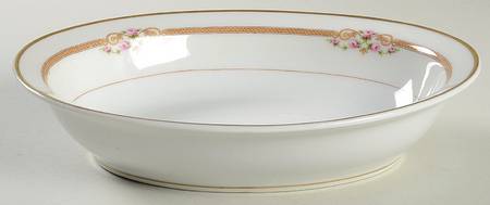 BER50 9" Oval Vegetable Bowl by Bernardaud