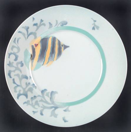 Caraibes Dinner Plate by Bernardaud