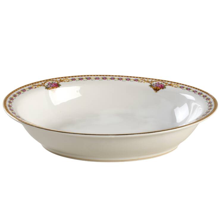 Chamberry 9" Oval Vegetable Bowl