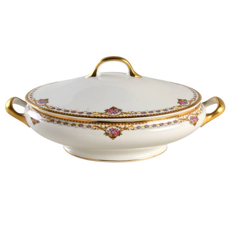 Chamberry Oval Covered Vegetable by Bernardaud