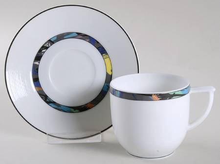 Galaxie Flat Cup & Saucer Set
